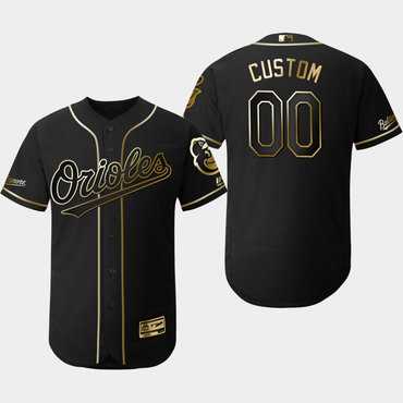 Customized Men's Baltimore Orioles Black Gold Flexbase Stitched Jersey,We sell and wholesale Customized Men's Baltimore Orioles Black Gold Flexbase Stitched Jersey on line form chian!